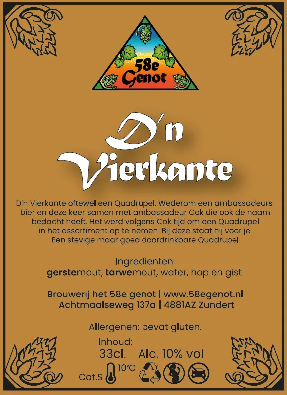Brouwerij Het 58e Genot D'n Vierkante