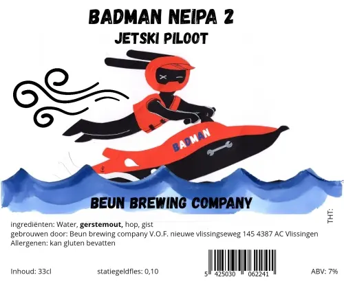 Beun Brewing Company Badman 2 - Jetski Piloot