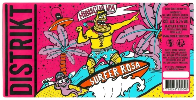 Distrikt Surfer Rosa Hibiscus IPA