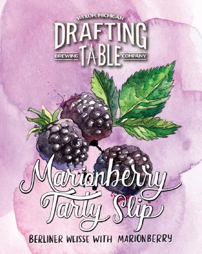 Drafting Table Brewing Company Marionberry Tarty Slip