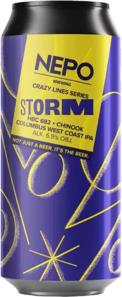 Nepo Brewing Crazy Lines Series: Storm