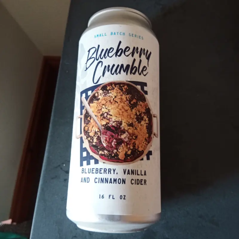 Red Clay Ciderworks Blueberry Crumble