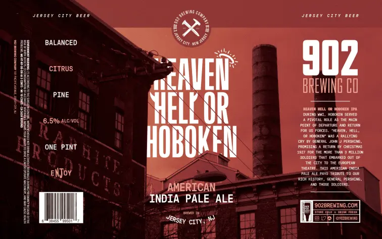 902 Brewing Company Heaven, Hell, or Hoboken IPA