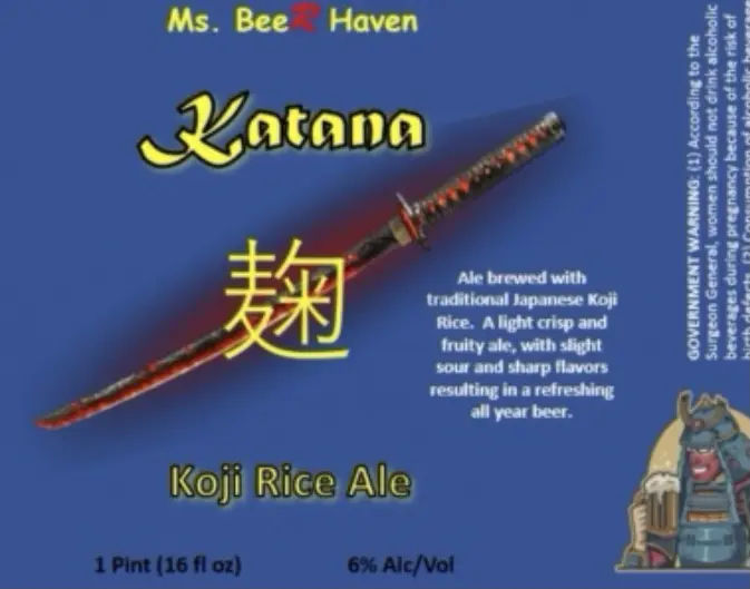 Ms. Beer Haven Farm Brewery and Meadery Katana