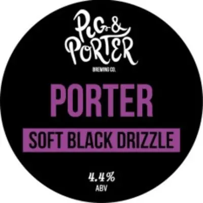 Pig & Porter Brewing Co. Soft Black Drizzle