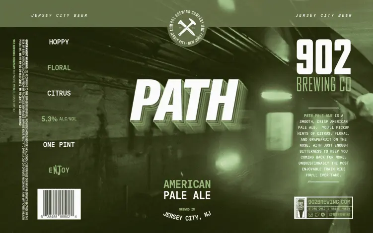 902 Brewing Company PATH - Pale Ale True Hoboken