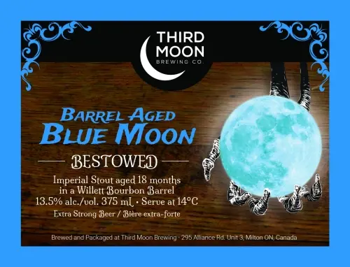 Third Moon Brewing Co. Barrel Aged Bestowed - Blue Moon