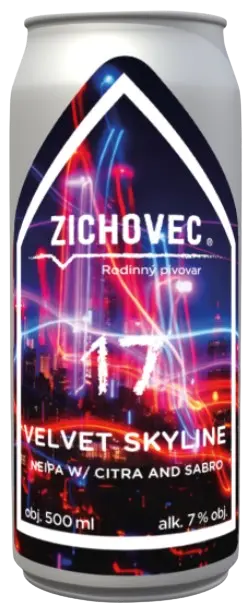 Rodinný Pivovar Zichovec Velvet Skyline 17