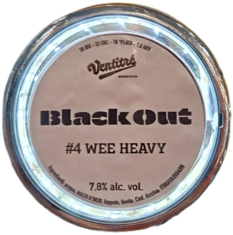 Birrificio Ventitré Black Out #4 - Wee Heavy