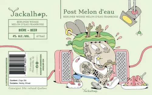 Microbrasserie Jackalhop Post Melon D'eau