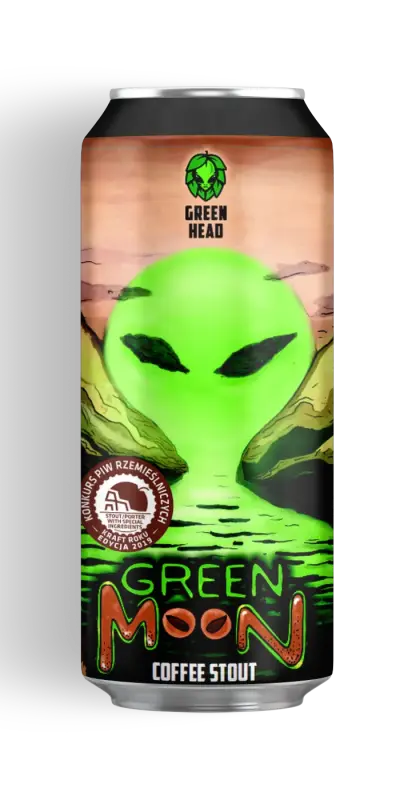 Green Head Green Moon