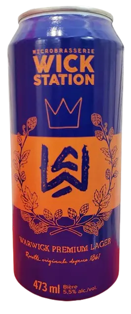 Microbrasserie Wick Station Warwick Premium Lager