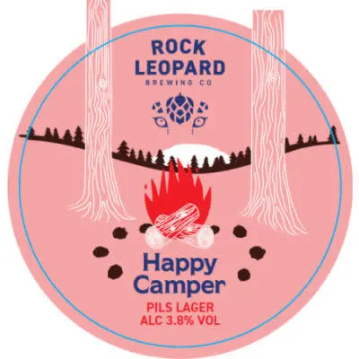 Rock Leopard Happy Camper