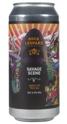 Rock Leopard Savage Scene