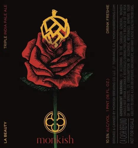 Monkish Brewing Company LA Beauty