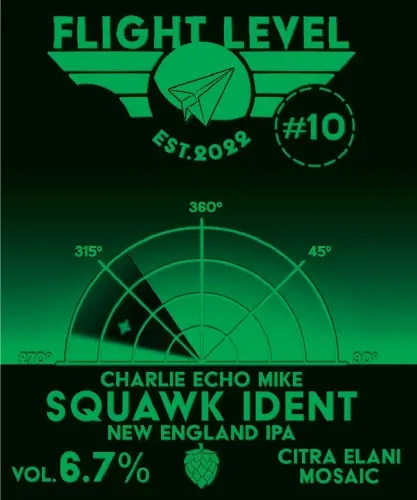 Flight Level Brewing Squawk Ident #10 Charlie Echo Mike
