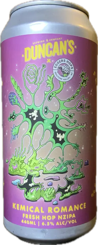 Duncan's Brewing Co. Kemical Romance Fresh Hop NZIPA