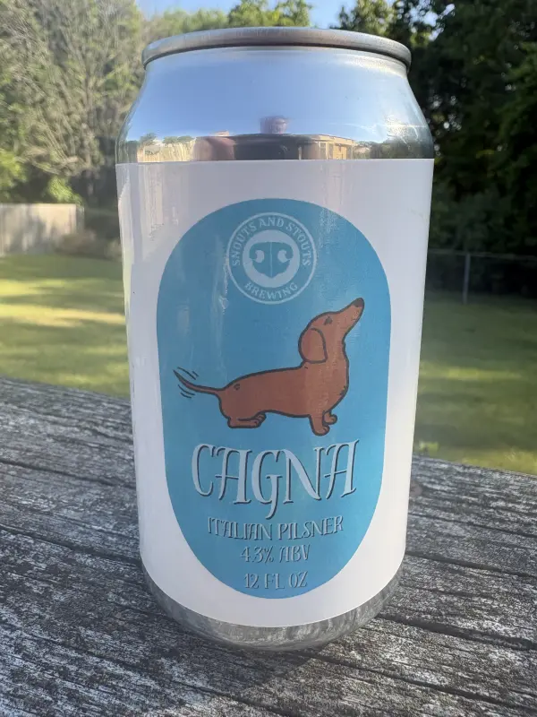 Snouts and Stouts Brewing Cagna Italian Pilsner