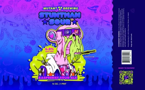 Mutant Brewing Stuntman Sour - Raspberry