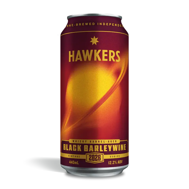 Hawkers Beer Black Barleywine (2026) - Whisky Barrel-Aged