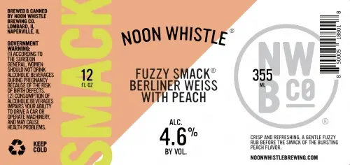 Noon Whistle Brewing Company Fuzzy Smack