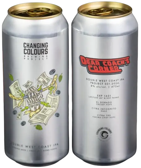 Changing Colours Brewing Project Dear Coach's Corner