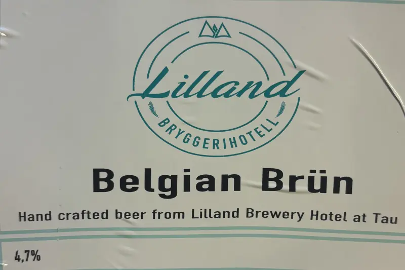 Lilland Bryggerihotell Belgian Brün