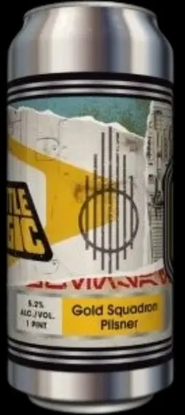 Bottle Logic Brewing Gold Squadron Pilsner