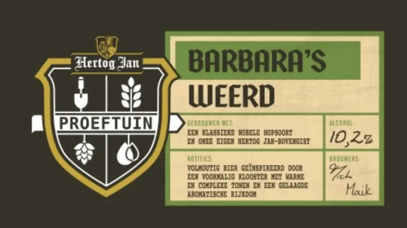 Hertog Jan (Arcense Bierbrouwerij) Proeftuin #17 - Barbara's Weerd