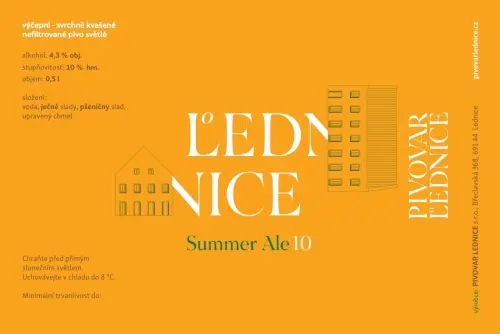 Pivovar Lednice Summer Ale 10