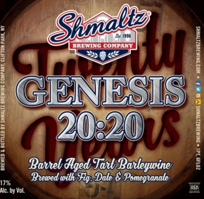 Shmaltz Brewing Company Genesis 20:20 Port Wine