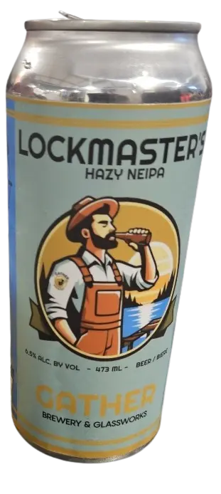 Gather Brewery (and Glassworks) Lockmaster’s Hazy IPA