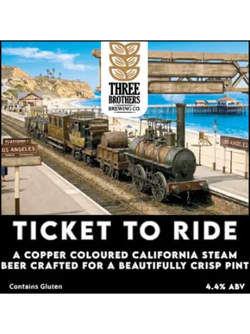 Three Brothers Brewing Co. Ticket To Ride