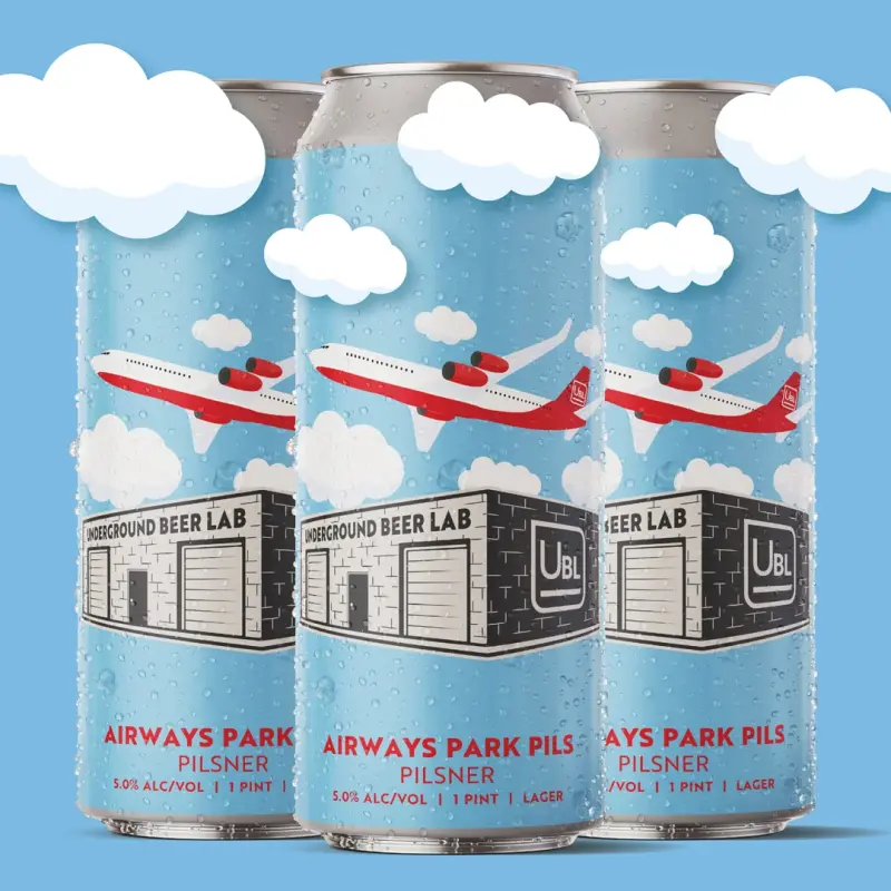 Underground Beer Lab Airways Park Pils