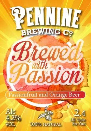 Pennine Brewing Co. Brewed with Passion