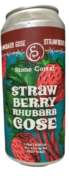Stone Corral Brewery Strawberry Rhubarb Gose