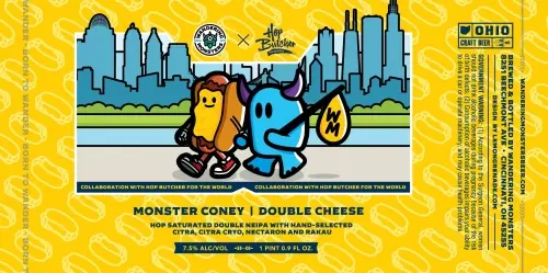 Wandering Monsters Brewing Company Monster Coney Double Cheese
