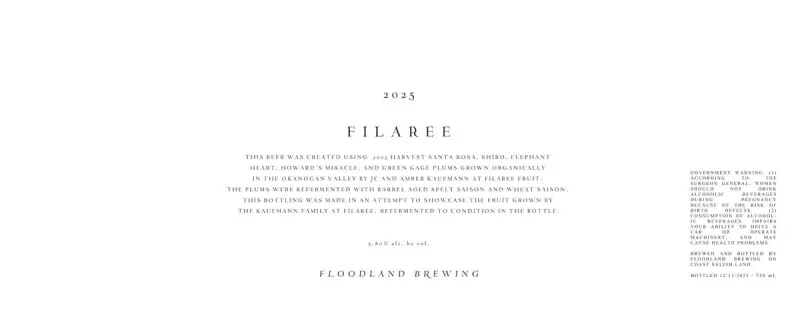 Floodland Brewing Filaree (2025)