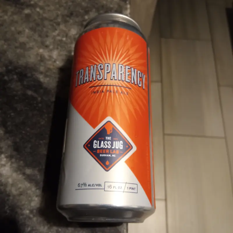 The Glass Jug Beer Lab Transparency