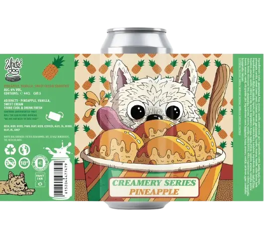 White Dog Brewery The Creamery - Pineapple