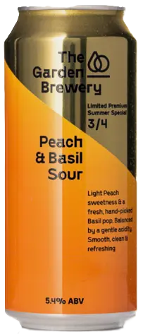 The Garden Brewery Peach & Basil Sour