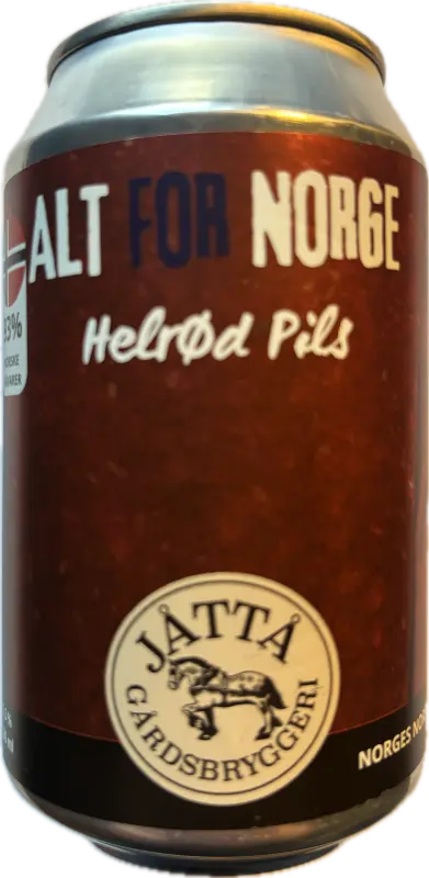 Jåttå Gårdsbryggeri Alt For Norge - Helrød Pils