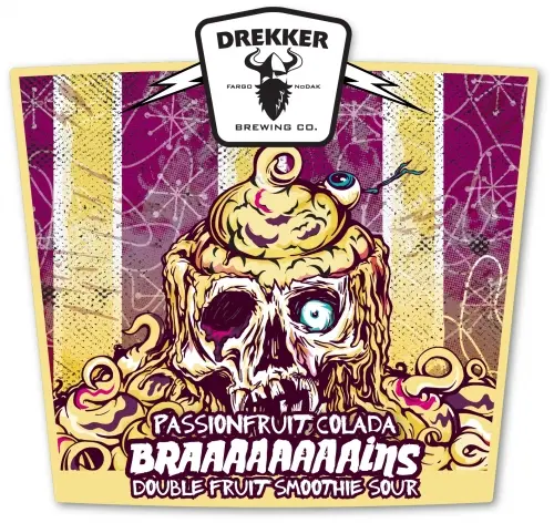Drekker Brewing Company Braaaaaaaains - Passionfruit Colada