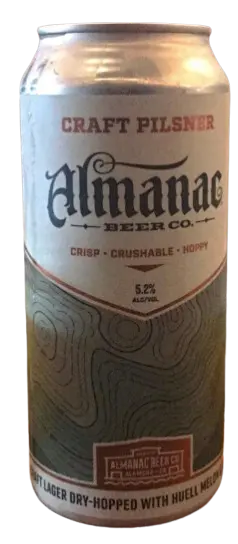 Almanac Beer Company Craft Pilsner