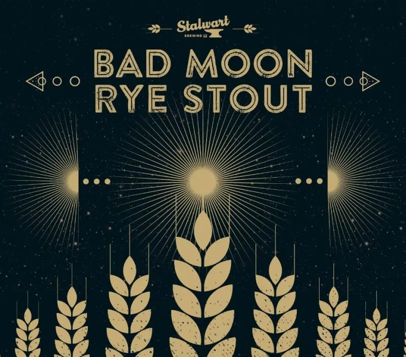 Stalwart Brewing Co. Bad Moon Rye Stout