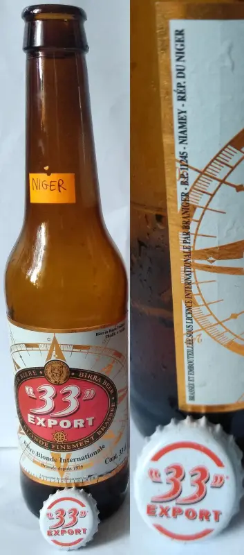 Société des Brasseries et Boissons Gazeuses du Niger (BRANIGER) 33 Export (Niger)