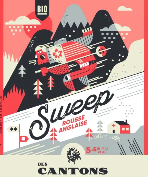 Des Cantons - Microbrasserie Sweep Rousse Anglaise