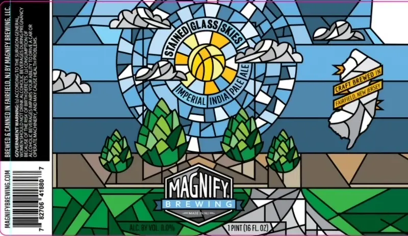 Magnify Brewing Company Stained Glass Skies
