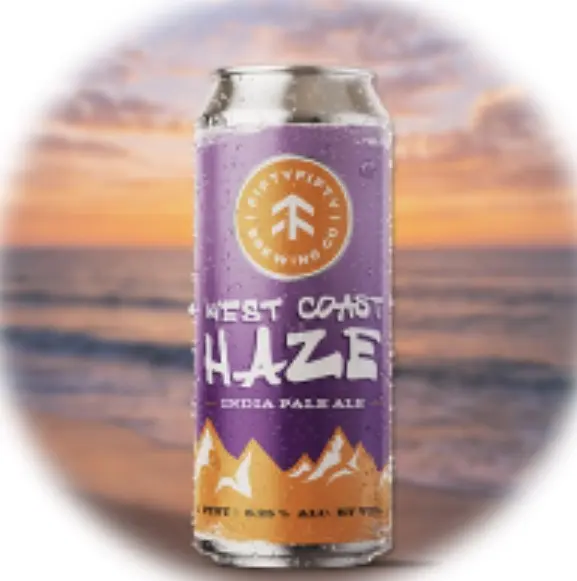 FiftyFifty Brewing Company West Coast Haze