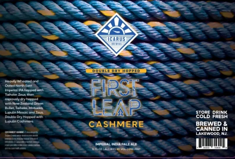 Icarus Brewing First Leap - DDH Cashmere